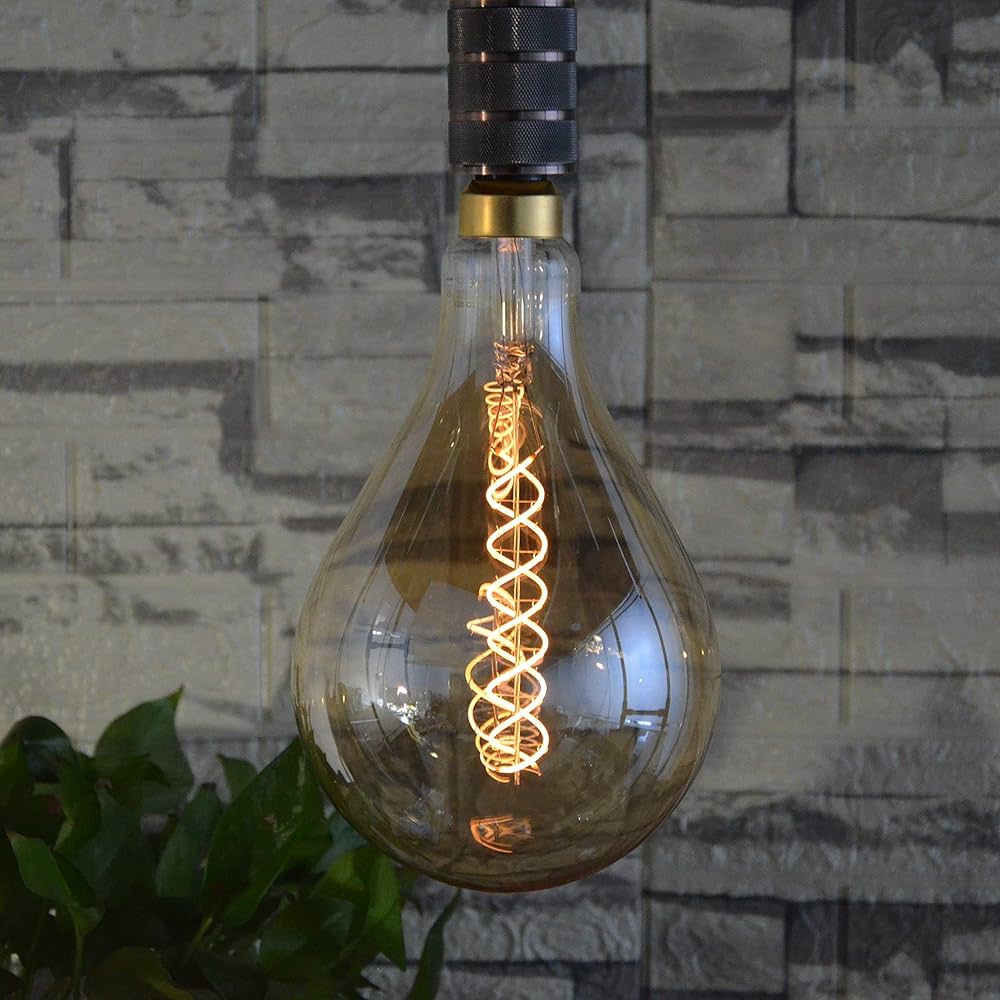 SD LUX Oversized Vintage LED Light Bulbs 8W, Medium Base E26